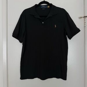 Ralph Lauren Black Polo Shirt for Men